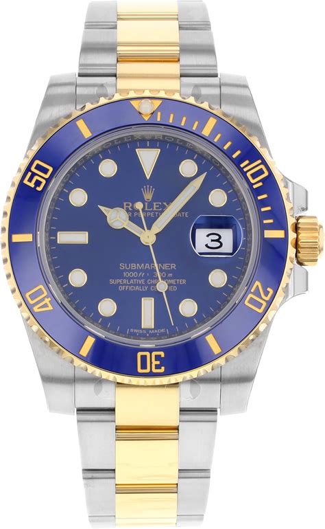 ghiera per rolex submariner acciaio e oro|Rolex Submariner .